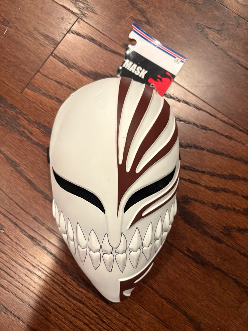 White and Brown Halloween Skull Mask - Kids Costume